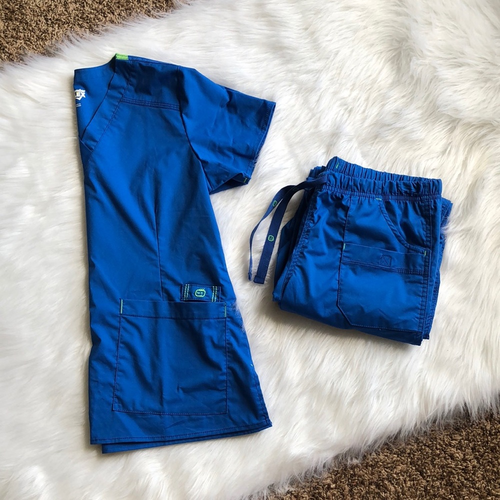 Nursing Scrubs Set | Ocean Blue